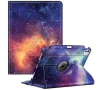 Fintie Custodia rotante per iPad Pro 11" M4 (2024) (numero di modello: A2836/A2837/A3006) - Custodia protettiva girevole a 360 gradi con supporto per matite, spegnimento automatico/sveglia, Galaxy