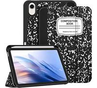 FINTIE Custodia SlimShell per iPad Mini 6 2021 (8,3 pollici) - [Portapenne integrato] Custodia protettiva in morbido TPU con supporto posteriore con accensione e spegnimento automatico per iPad Mini