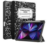 Fintie Custodia SlimShell per iPad Pro 11" (4a/3a generazione) 2022/2021 - Cover posteriore morbida e flessibile in TPU con supporto per matite, adatta anche per iPad Pro 11" 2a/1a generazione, libro