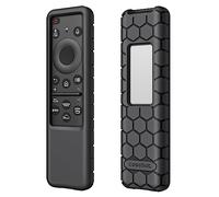 FINTIE Custodia Telecomando per Samsung Smart Solar Cell 2024 2023 TM2360F / TM2361F / TM2360E / TM2361E BN59-01436A BN59-01432A BN59-01432J, Cover in Silicone Antiurto Antiscivolo Leggera, Nero