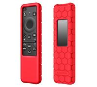 FINTIE Custodia Telecomando per Samsung Solar Cell TM2560E TM2360E TM2360F TM2361F TM2361E BN59-01480A BN59-01455A BN59-01436A BN59-01432A, Cover in Silicone Antiurto Antiscivolo Leggera, Rosso