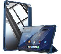 Fintie Custodia trasparente per Amazon Alexa Tablet 11 2026 da 11" | Supporto ibrido sottile a tre pieghe, angoli di visualizzazione e digitazione, guscio posteriore trasparente fai da te