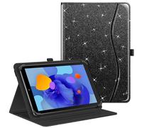 FINTIE Custodia Universale per Tablet 10 Pollici, [Multi-angli] Protettiva Stand Case per TECLAST, Blackview, SEBBE, HiGrace, DOOGEE ecc, Cover Compatibile con Tablet 9" - 10.9", (Y-Glitter Nero)