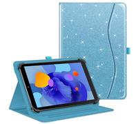 FINTIE Custodia Universale per Tablet 10 Pollici, [Multi-angli] Protettiva Stand Case per TECLAST, Blackview, SEBBE, HiGrace, DOOGEE ecc, Cover Compatibile con Tablet 9" - 10.9", Glitter Blu