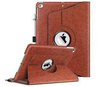 FINTIE iPad 24,6 cm 2017/iPad Air Case - 360 Gradi di Rotazione con risveglio per Apple iPad 24,6 cm Air 2013 Model 2017 Tablet/iPad Saddle Brown