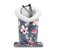 FINTIE Porta Occhiali da Tavolo/Scrivania/Comodino, Custodia Occhiali con Base Magnetico in Pelle Sintetica, Portaocchiali da Casa