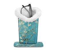 FINTIE Porta Occhiali da Tavolo/Scrivania/Comodino, Custodia Occhiali con Base Magnetico in Pelle Sintetica, Portaocchiali da Casa