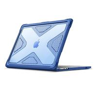 FINTIE Protettiva Custodia Compatibile con MacBook Air 15 Pollici M4/M3/M2 (A3241/A3114/A2941, 2025/2024/2023), Antiurto Robusto Case Rigido con Paraurti in TPU, Blu