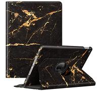 FINTIE Rotating Custodia per iPad 10.2 Pollici 9a / 8a / 7a Generazione (2021 2020 2019) con Built-in Pencil Holder - 360 Gradi di Rotante Cover Protettiva Case con Auto Svegliati/Sonno, Obsidian