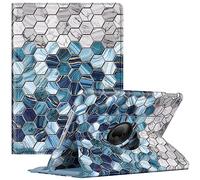 FINTIE Rotating Custodia per iPad 10.2 Pollici 9a / 8a / 7a Generazione (2021 2020 2019) con Built-in Pencil Holder - 360 Gradi di Rotante Cover Protettiva Case con Auto Svegliati/Sonno, Agate