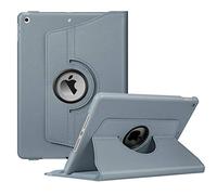 FINTIE Rotating Custodia per iPad 10.2 Pollici 9a / 8a / 7a Generazione (2021 2020 2019) con Built-in Pencil Holder - 360 Gradi di Rotante Cover Protettiva Case con Auto Svegliati/Sonno, Cloudy Blu