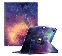 FINTIE Rotating Custodia per iPad Pro 12.9" (6ª Generazione 2022), 360 Gradi di Girevole Cover Case [Built-in Pencil Holder] con Auto Sonno/Sveglia per iPad Pro 12.9" 2021/2020/2018, Galaxy