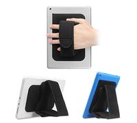 FINTIE Supporto Cinturino Universale per Tablet - [Supporti Dual Stand] Anello Imbottito Rimovibili Supporto universale da polso per iPad/Galaxy Tab/Fire & Tutti 7-11 Pollici Tablets, Nero