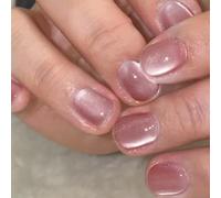 Finto acrilico quadrato glitterato occhio di gatto - riutilizzabile per decorazioni artistiche e manicure