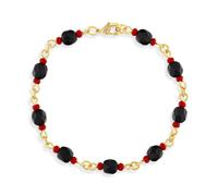 Finto Azabache Portafortuna Bracciale Mal De Ojo Protezione per Donna 17.8cm