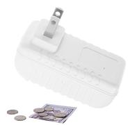 Finto caricabatterie con nascondiglio, portatile, realistico, per organizzare la casa, per casa, cucina, ufficio, viaggi, auto, spiaggia, campeggio, picnic, giardino, eventi