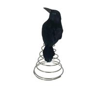 Finto corvo Puntali Per Albero Di Natale Oggetti Di Scena Per Feste | Ornamenti spaventosi per albero di Halloween Per Giardino Patio Prato Esterno Fuori Piscina Interno Port