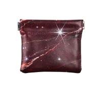 Finto Glitter Marmo Grano Rosso Delle Donne Della Moneta Del Cuoio Carino Mini Card Holder Portafoglio per