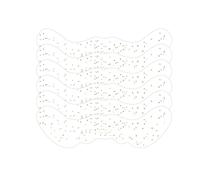 Finto Tatuaggio Lentiggine Impermeabile - 6 Pezzi Decalcomanie a Macchioline di Lunga Durata - Adesivi Viso Durevoli per Matrimonio Halloween Festival Musicale Cosplay