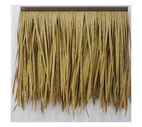 Finto Tetto Di Paglia Peloso Tegola Di Paglia Decorazione Casa Di Legno Fattoria PE Materiale Ignifugo Simulazione Thatched Decoration Finta Erba(Yellow c,8pcs)