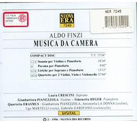 Finzi, a. - Sonata Violin/Pavana Piano/Liriche Soprano