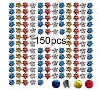 Fiocchetti per Pacchetti Regalo Set 150 Pezzi, Autoadesivi, Stelle Decorative pe