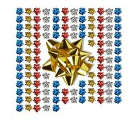 Fiocchetti regalo Stelle adesive Coccarde colorate 5 cm 300 pz. Polipropilene