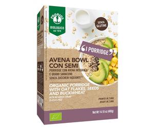 Fiocchi Avena Bowl con Semi Senza Glutine - Probios 400 g