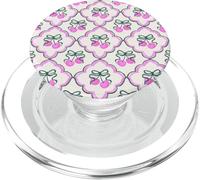 Fiocchi Di Ciliegia Rosa Modello Rosa Frutta Estate Ciliegie E Fiocchi PopSockets PopGrip per MagSafe