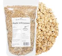 Fiocchi di Farro Integrale 1 kg - Per Colazione, Porridge e Muesli | Fiocchi di Farro Integrale: formato versatile per colazione, porridge, muesli, yogurt e dessert - KUCHNIA ZDROWIA