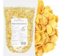 Fiocchi di Mais Croccanti 500 g | Colazione Gustosa e Veloce | Con Zucchero Naturale e Estratto di Malto | Senza Conservanti | KUCHNIA ZDROWIA