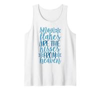 Fiocchi di Neve Sono i Baci dal Cielo Amante della Stagione congelata Canotta