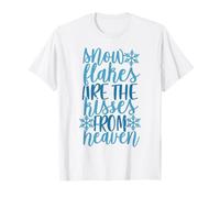 Fiocchi di Neve Sono i Baci dal Cielo Amante della Stagione congelata Maglietta