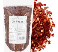 Fiocchi di Peperoncino Piccante Essiccato 100g | CHILLI GRYS | Condimento Aromatico Naturale per Piatti Piccanti | KUCHNIA ZDROWIA
