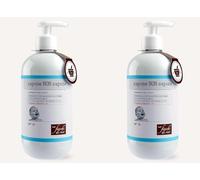 Fiocchi di Riso Sapone Non Sapone Detergente Viso e Mani, Bipacco 2x400ml