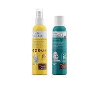 Fiocchi di Riso Set Solare Bambini, Latte o Crema Solare SPF 50+ e Doposole Lenitivo 24h | Protezione Alta contro raggi UVA
