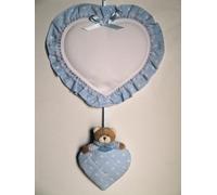 FIOCCHI FIOCCO NASCITA DA RICAMO RICAMARE A PUNTO CROCE / COCCARDA ORSETTINO