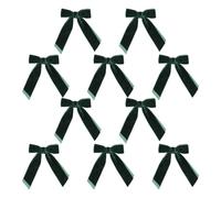 Fiocchi in velluto, regolabili, spessi, riutilizzabili, fiocchi regalo color rosso vino, per esterni, casa, vacanze, feste, Natale, albero genealogico