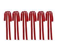 Fiocchi Natalizi,Fiocco Regalo Estraibile - 6 Pezzi Decorazione per attività Feste Natalizie Riunioni Casa Matrimonio Auto