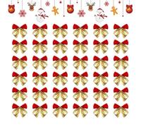 Fiocchi Natalizi Per Ghirlande 36 Pezzi Decorazioni Natalizie Per La Casa | Ornamenti A Per Albero Di Natale E Per Le Feste Per Ghirlanda Corona Interno Esterno Cammino Parete Finestra Porta