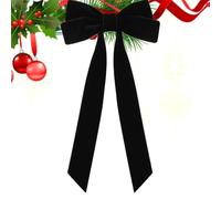 Fiocchi per albero di Natale, nastro in velluto, decorazione per la casa, riutilizzabile, per figlia, ragazze, matrimoni, vacanze, appuntamenti, porte, finestre, scale, camino, soggiorno, camera da