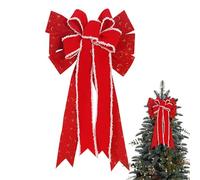 Fiocchi Per Albero Di Natale | Punta Per Ghirlanda Di Decorazioni Grandi | Fiocchi Natalizi Per Ghirlande,Per Esterno Per Compleanno Per Vacanza Per Inverno Per Festa Per Matrimonio Per La Porta D'Ing