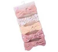 Fiocchi per bambini - 5 pezzi | Fasce per capelli per ragazze | Fiocchi per capelli per foto, cura della madre, stand e oggetti di scena, comodi, fatti a mano, delicati sulla pelle, traspiranti