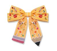Fiocchi per capelli a matita da donna, per il rientro a scuola, accessori per capelli per insegnanti, fermagli per capelli a matita, fiocchi per capelli, accessori per la scuola, regali di
