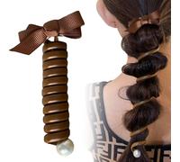 Fiocchi per capelli a, Papillon per capelli, diadema, senza grovigli, Capelli elastici impermeabili bobina lega le cinghie della coda di cavallo per le ragazze, il