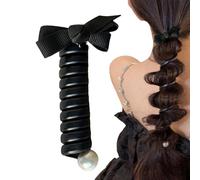 Fiocchi per capelli a spirale da donna - papillon per capelli, fascia per capelli, senza grovigli, legami per capelli a spirale, supporti per trecce, fiocchi per capelli a spirale, cinghie e