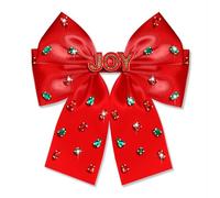 Fiocchi per capelli natalizi da donna, fiocco natalizio con renna e albero, fermagli per capelli in raso rosso verde fiocchi per capelli per vacanze invernali, accessori natalizi per costumi,