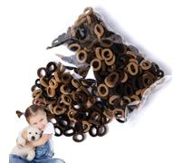 Fiocchi per capelli per bambine, 100 pezzi, resistenti ed elastici, senza