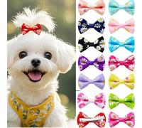 Fiocchi per capelli per cani con motivo a margherita, 20 pezzi, fermagli per capelli per cani di piccola taglia e cuccioli, piccoli fermagli per cani