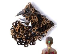 Fiocchi per capelli per ragazze, 100 pezzi, piccoli elastici per capelli senza cuciture, piccole cinghie per coda di cavallo, semplici e pratici per bambini